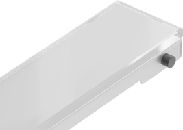 Mexen Flat MGW kryt maskování pro lineární odtok 50 cm, bílé sklo - 1027050
