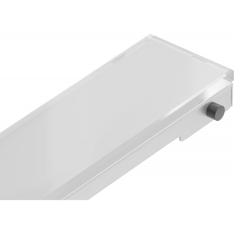 Mexen Flat MGW kryt pro lineární odtok 80 cm, bílé sklo - 1027080