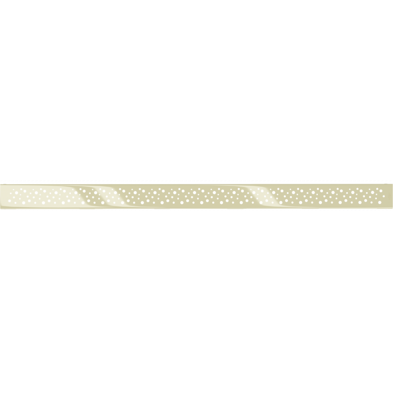 Mexen Flat M12 krytka pro liniový odtok 100 cm, zlatá - 1521100