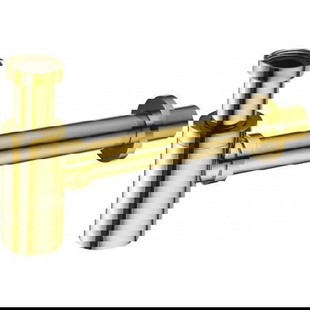 Mexen půlsifon umyvadlový kulatý, zlatý - 79950-50