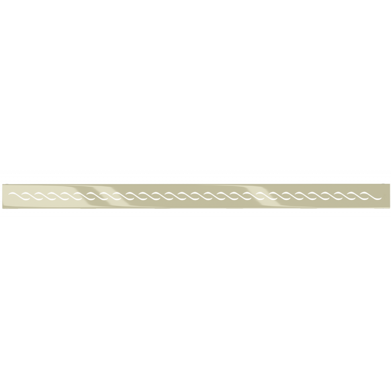 Mexen Flat M18 krytka pro sprchový odtok 100 cm, zlatá - 1523100