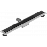 Mexen Flat MGB lineární odtok 70 cm, černé sklo - 1026070-15