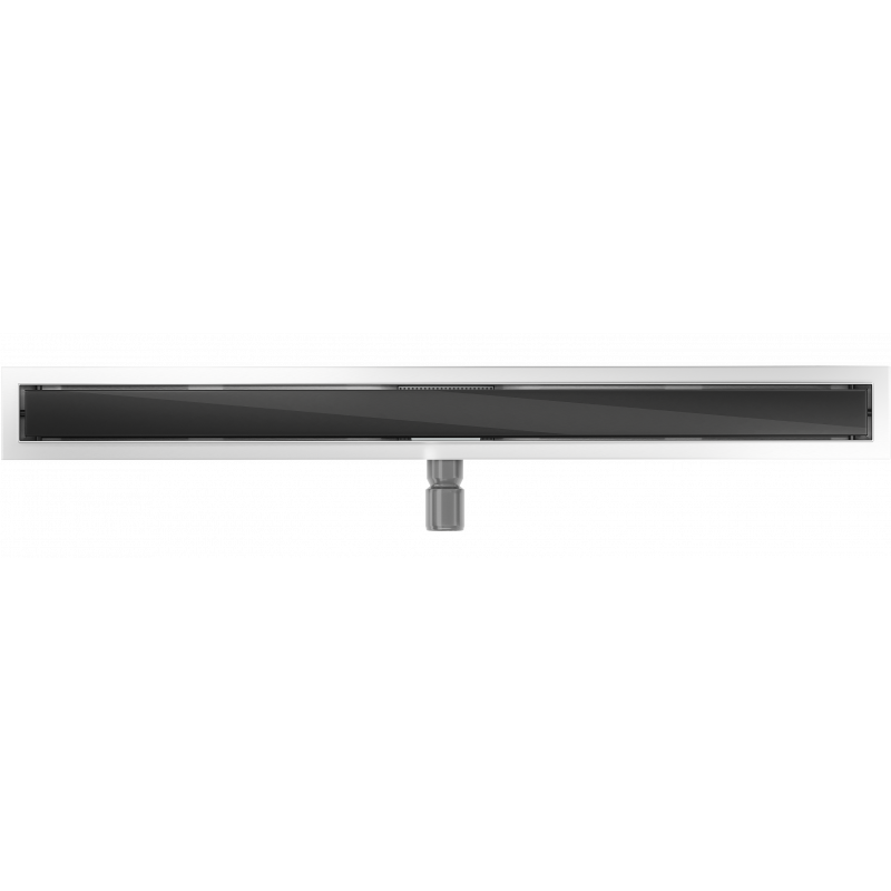 Mexen Flat MGB liniový odtok 80 cm, černé sklo - 1026080-15