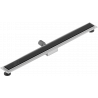 Mexen Flat MGB lineární odtok 100 cm, černé sklo - 1026100-15