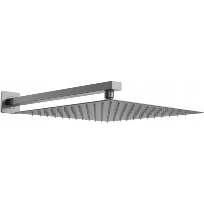 Mexen Slim hlavová sprcha 30 x 30 cm s ramenem sprchy, kartáčovaná šedá gun - 79130112-66
