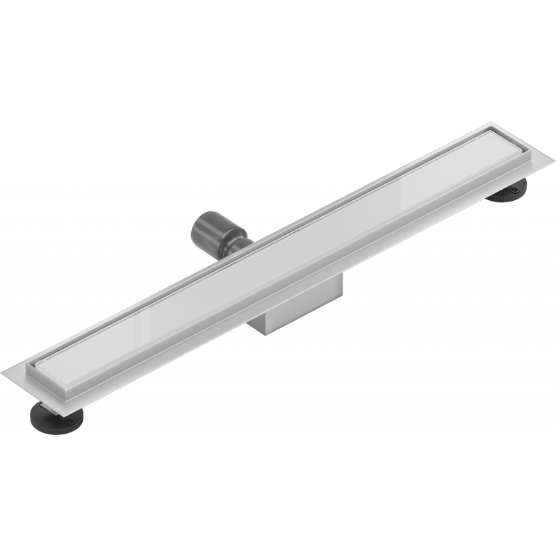 Mexen Flat MGW lineární odtok 70 cm, bílé sklo - 1027070-15