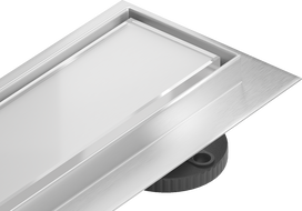 Mexen Flat MGW lineární odtok 70 cm, bílé sklo - 1027070-15