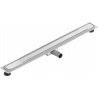 Mexen Flat MGW liniový odtok 90 cm, bílé sklo - 1027090-15
