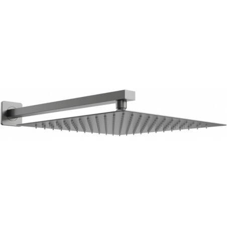 Mexen Slim sprchová hlavice 25 x 25 cm s ramenním sprchovým ramenem, grafit - 79125112-66