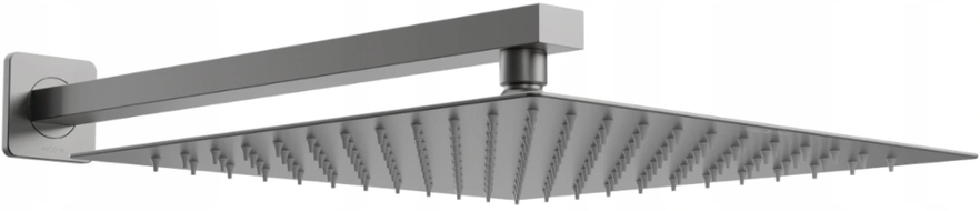 Mexen Slim hřebenová sprcha 25 x 25 cm s ramenní sprchou, gun gray kartáčovaná - 79125112-66
