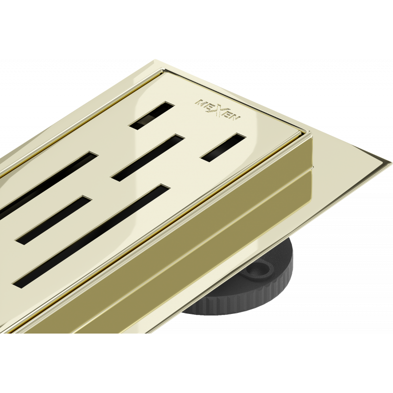 Mexen Flat M01 liniový odtok 100 cm, zlatý - 1520100-15