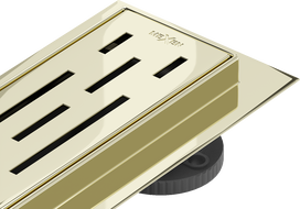 Mexen Flat M01 liniový odtok 100 cm, zlatý - 1520100-15