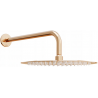 Mexen Slim sprchová hlavice 25 cm s ramenem sprchy, růžové zlato - 79225211-60