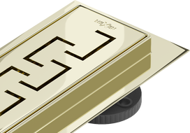 Mexen Flat M15 liniový odtok 80 cm, zlatý - 1524080-15