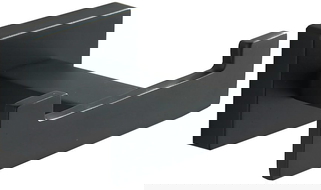 Mexen Arno dvojitý háček na ručník, černý - 7020735-70