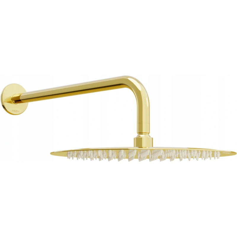 Mexen Slim sprchová hlavice 30 cm s ramínkem, zlatá - 79230211-50