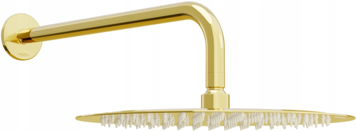 Mexen Slim sprchová hlavice 30 cm s ramínkem, zlatá - 79230211-50