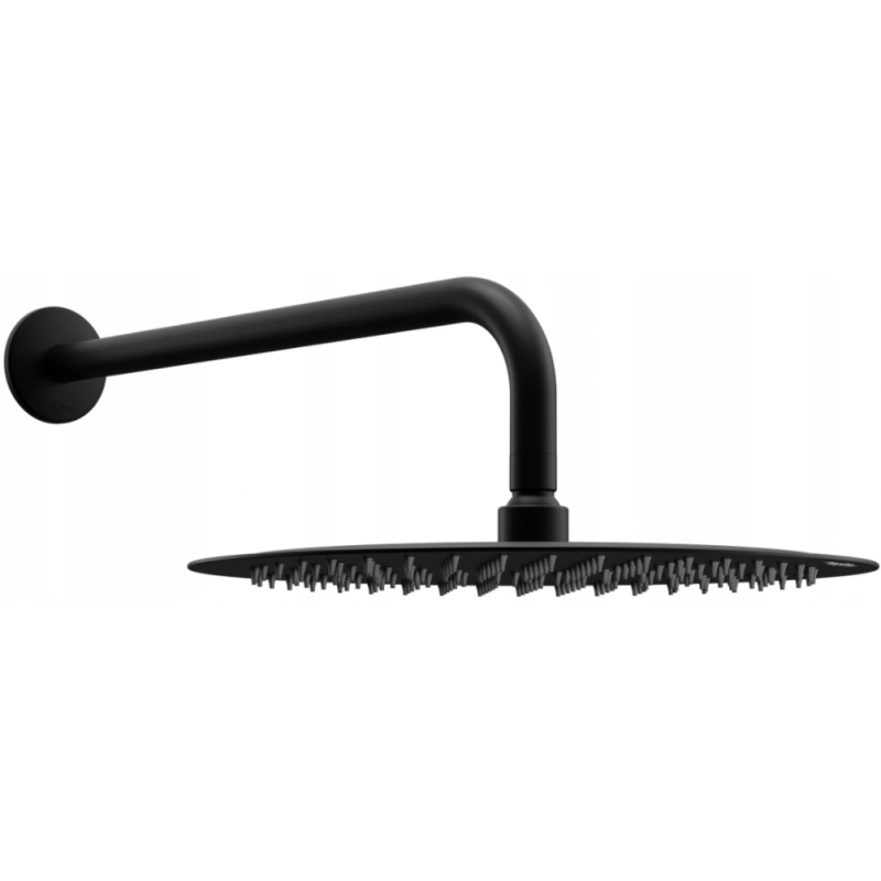 Mexen Slim sprchová hlavice 30 cm s ramenním především, černá - 79230211-70