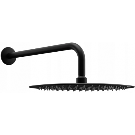 Mexen Slim sprchová hlavice 30 cm s ramenním především, černá - 79230211-70