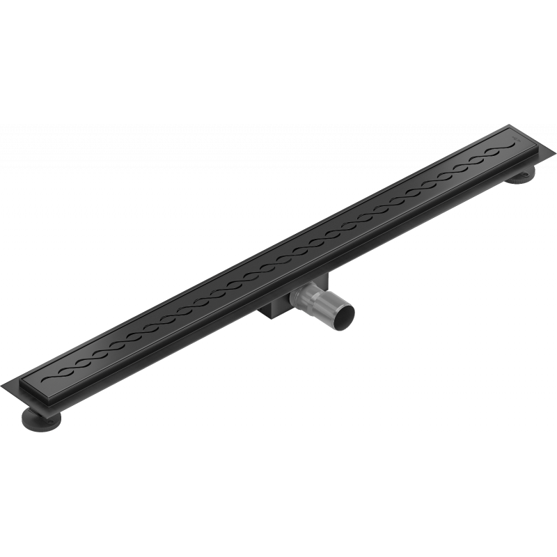 Mexen Flat M18 liniový odtok 80 cm, černý - 1723080-15