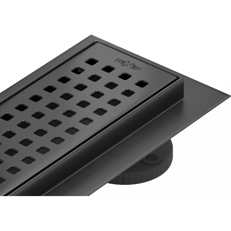 Mexen Flat M08 lineární odtok 90 cm, černý - 1725090-15