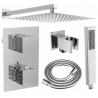 Mexen Cube DR02 podomítková sprchová sada s dešťovou hlavicí 30 cm, chrom - 77502DR0230-00