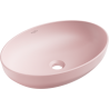 Mexen Cornelia umyvadlo na desku 50 x 37 cm, růžová mat - 21885044