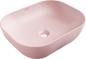Mexen Rosa umyvadlo na desku 50 x 40 cm, růžová mat - 21095044