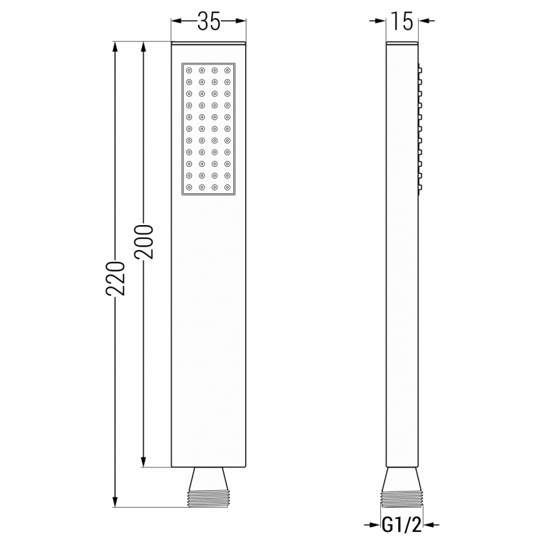 Mexen Cube DR02 vestavná vanová a sprchová sada s dešťovou hlavicí 30 cm, růžové zlato - 77503DR0230-60