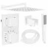 Mexen Cube DR02 vestavěný sprchový set s hlavovou sprchou 25 cm, bílý - 77502DR0225-20