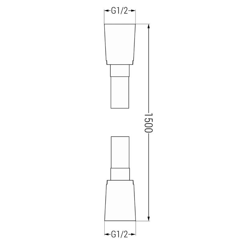 Mexen Cube DR02 podomítková vana a sprchová sada s dešťovou sprchou 25 cm, kartáčovaná v barvě gun gray