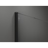 Mexen Kioto sprchová stěna Walk-in 120 x 200 cm, zrcadlo 8 mm, černá - 800-120-101-70-50