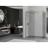 Mexen Kioto sprchová stěna Walk-in 180 x 85 cm, transparentní, zlatá kartáčovaná - 800-180-202-55-00-085