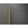 Mexen Kioto sprchová stěna Walk-in 180 x 85 cm, transparentní, zlatá kartáčovaná - 800-180-202-55-00-085