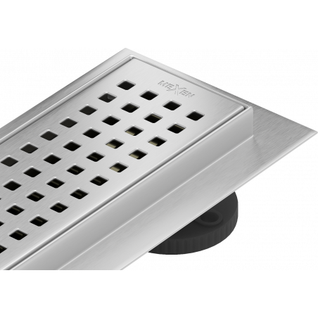 Mexen Flat 360° M08 otočný liniový odtok 90 cm, inox - 1025090-40