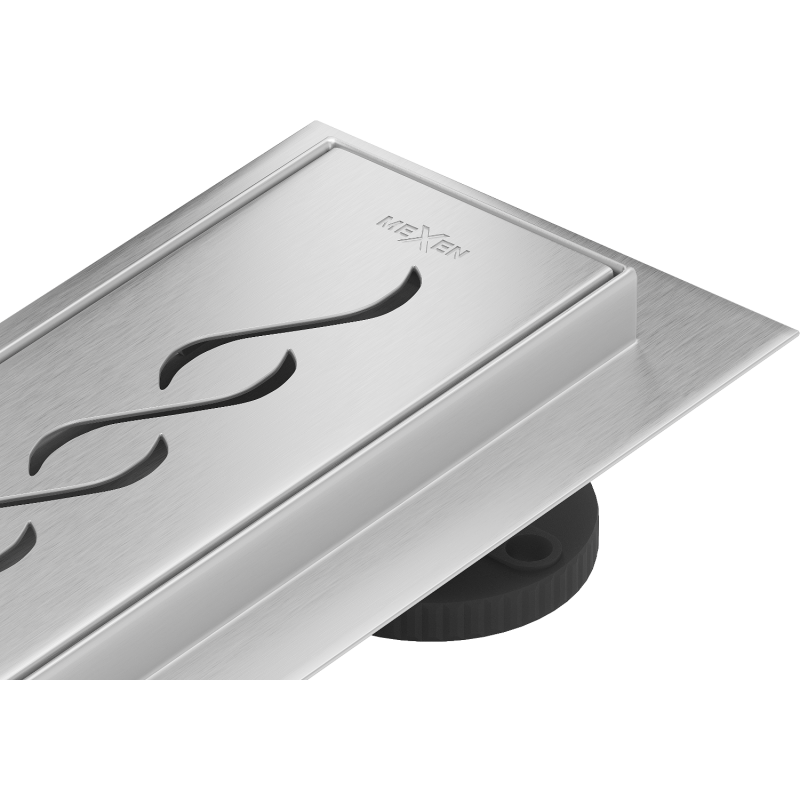 Mexen Flat 360° M18 otočný liniový odtok 80 cm, inox - 1023080-40