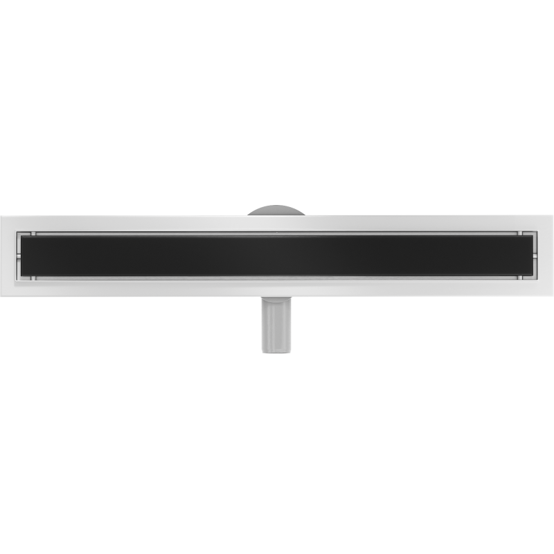 Mexen Flat 360° MGB otočný liniový odtok 60 cm, černé sklo - 1026060-40