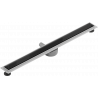 Mexen Flat 360° MGB rotační lineární odtok 100 cm, černé sklo - 1026100-40