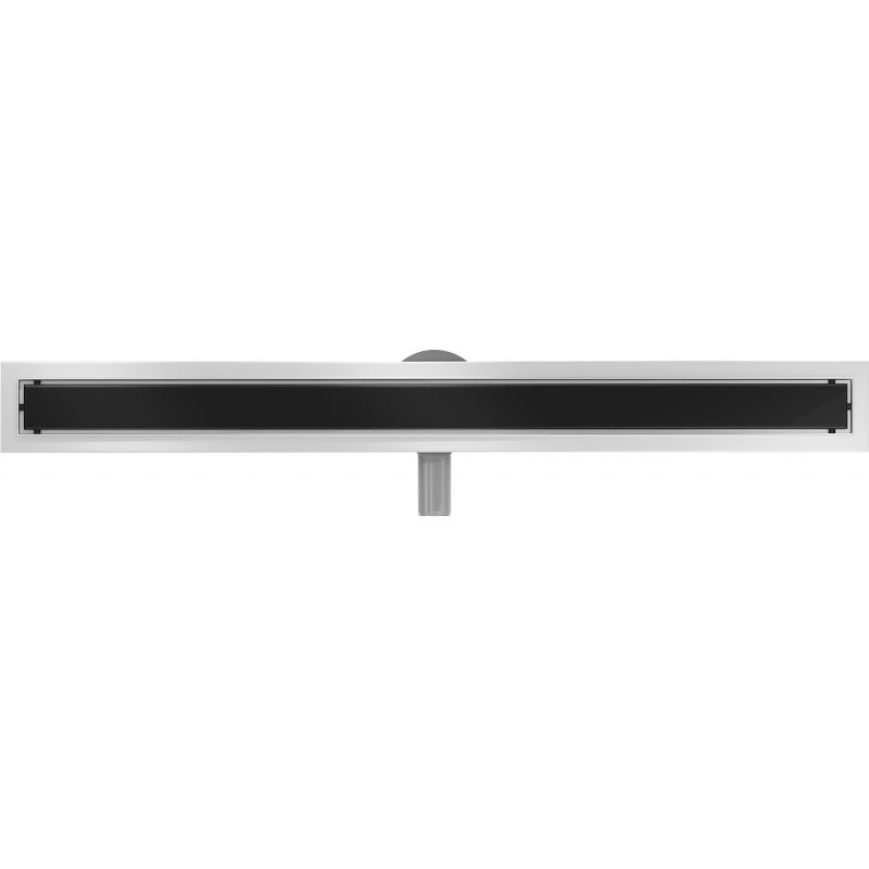 Mexen Flat 360° MGB rotační lineární odtok 100 cm, černé sklo - 1026100-40