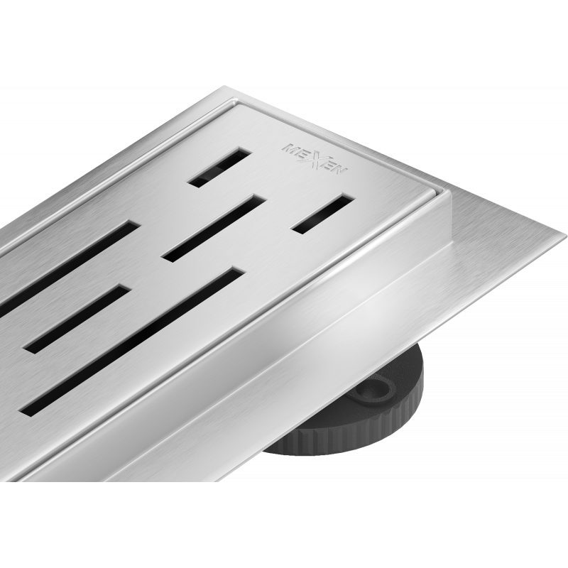 Mexen Flat 360° M01 otočný lineární odtok 60 cm, inox - 1020060-40