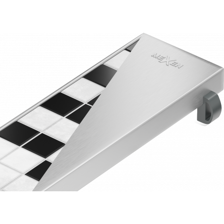 Mexen Flat M13 kryt 2v1 pro liniový odtok 80 cm, inox - 1019080