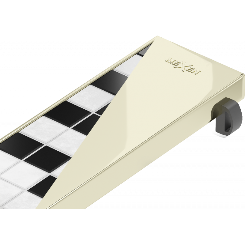 Mexen Flat M13 maskownice 2v1 pro lineární odtok 90 cm, zlatá - 1519090