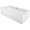 Mexen Cube obdélníková vana 170 x 80 cm s pláštěm, Bílá - 55051708000X
