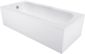 Mexen Vega obdélníková vana 150 x 70 cm s krytem, bílá - 55011507000X