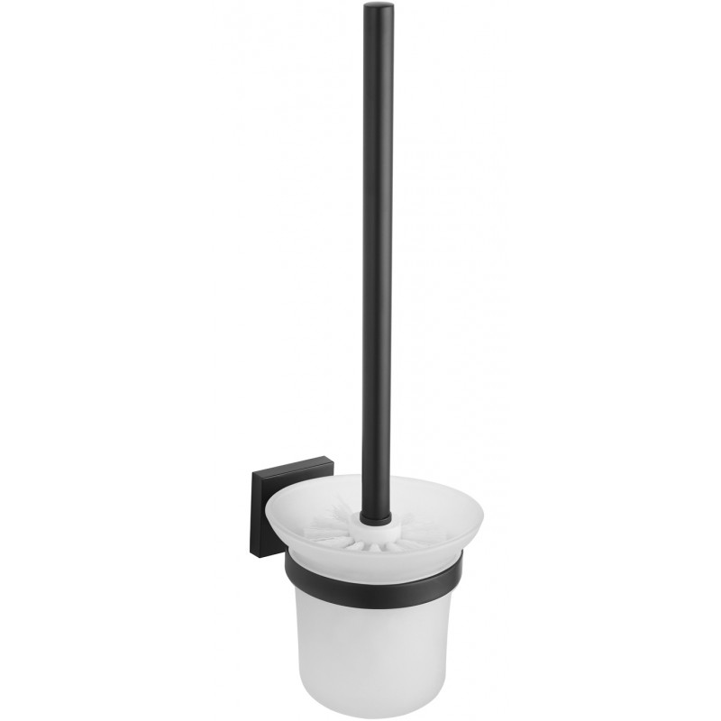 Mexen Rufo toaletní kartáč, černý - 7050950-70