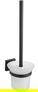 Mexen Rufo toaletní kartáč, černý - 7050950-70