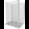 Mexen Kioto sprchová stěna Walk-in 140 x 120 x 30 cm, transparentní, chrom - 800-140-120-221-01-00-030