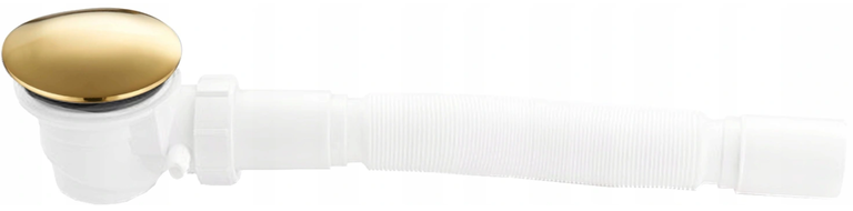 Mexen sifon do sprchové vaničky se usazovačem, zlatý - 49000-50