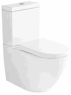 Mexen Lena sada s WC prkýnkem pomalu padajícím, Bílá - 31051000