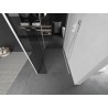 Mexen Kioto sprchová stěna Walk-in 135 x 80 x 30 cm, průhledná, bílá - 800-135-080-221-20-00-030